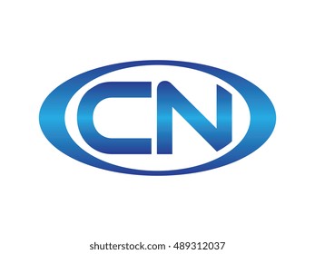 CN-letter abbreviations blue oval logo