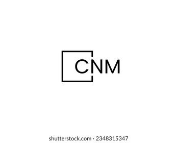 CNM Letter Initial Logo Design Vector Illustration