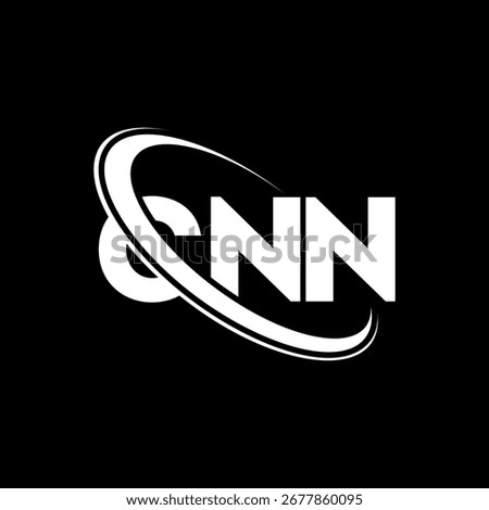 CNN logo. CNN letter. CNN letter logo design. Initials CN N logo linked with circle and uppercase monogram logo. CNN typography for technology, business and real estate brand.