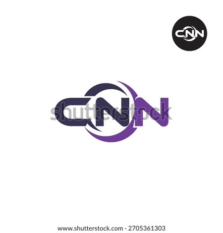 CNN Logo Letters Initials Acronym