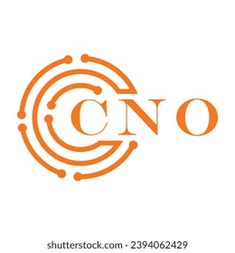 CNO letter design. CNO letter technology logo design on white background. CNO Monogram logo design for entrepreneur and business