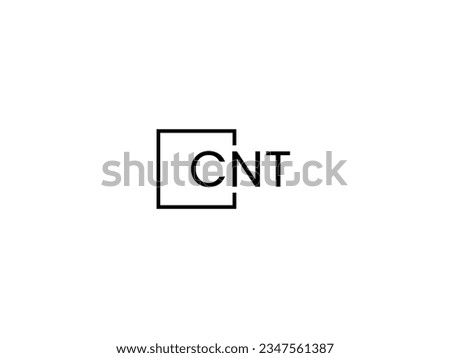 CNT Letter Initial Logo Design Vector Illustration