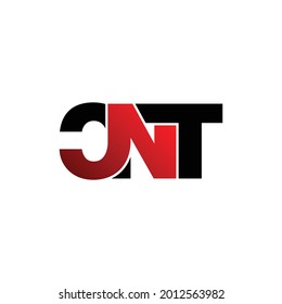 CNT letter monogram logo design vector