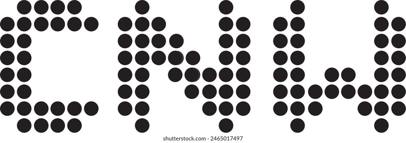 CNW Dot logo design, icon, symbol, vector file