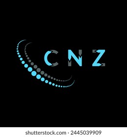 CNZ letter logo abstract design. CNZ unique design. CNZ.
