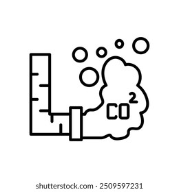 CO 2 -Gliederungssymbol, Vektorgrafik