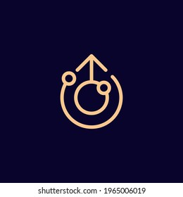 CO up arrow the monoline style logo.eps