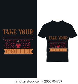 co ff ee t-shirt design