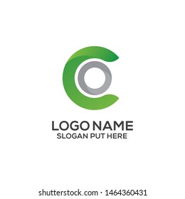 Co letter logo design template