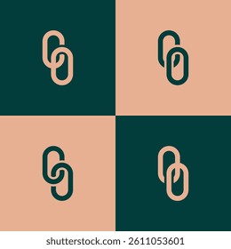 CO Letter Logo, Monogram, C and O Monogram, Design, CO Initials Letter, OO Abstract Letters Logo Monogram.