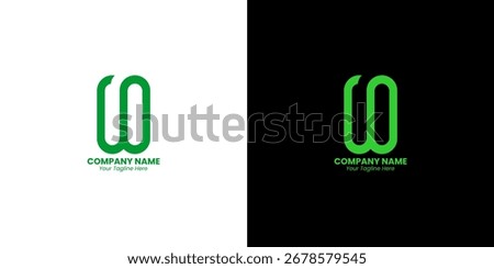 co letter logo, wo letter logo