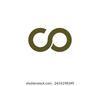 CO logo design vector template