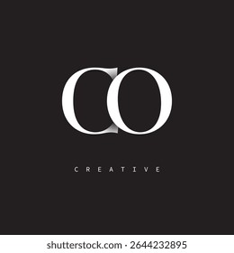 CO Monogram Logo Minimal Elegant