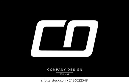 CO, OC Letras abstractas Logo Monograma