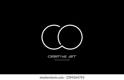 CO, OC, C, O abstract letters logo monogram