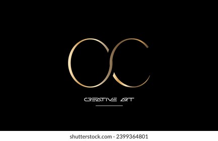 CO, OC, C, O abstract letters logo monogram