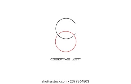 CO, OC, C, O abstract letters logo monogram