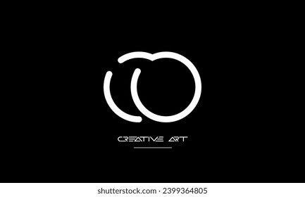 CO, OC, C, O abstract letters logo monogram