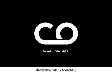 CO, OC, C, O abstract letters logo monogram