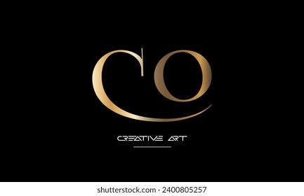 CO, OC, C, O abstract letters logo monogram