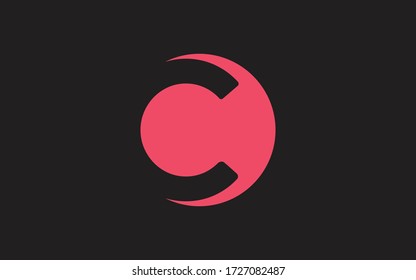 CO or OC Letter Initial Logo Design, Vector Template