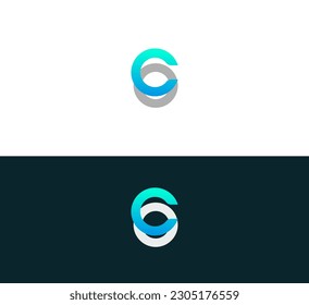 CO, OC Letter logo design template vector