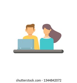 Co Worker Illustration