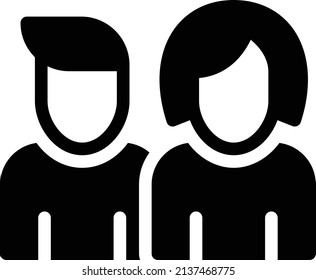 cotrabajo Ilustración vectorial sobre un fondo transparente. Símbolos de calidad premium. Icono vector glifos para concepto y diseño gráfico.