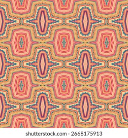 Co0lorful mosaico ornamental Vector sin fisuras patrón, estilo medieval, oriental