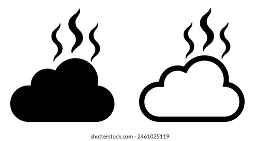 Co2 carbon dioxide cycle icon. Co2 emissions neutral symbol