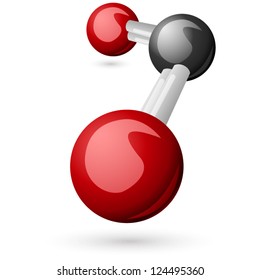 CO2 Carbon Dioxide Molecule