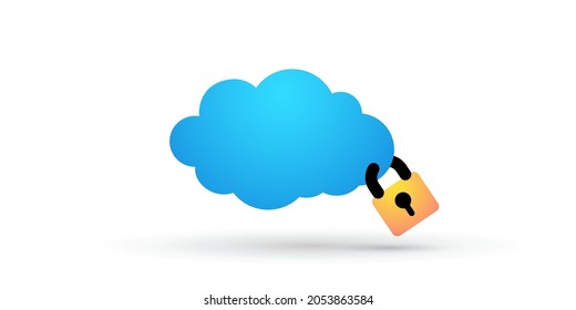 CO2 cloud simple icon illustration
