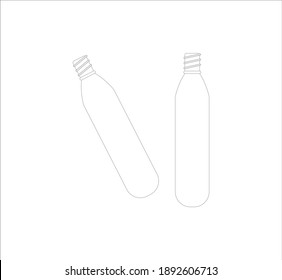 Co2 Cylinder To Inflate Wheels. Illustration For Web And Mobile Design.