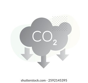 CO2 Greenhouse Emission - Stock Icon as EPS 10 File