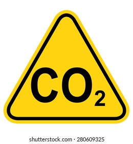 CO2 Hazard Sign