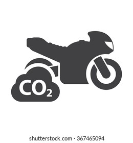 Co2 icon. 