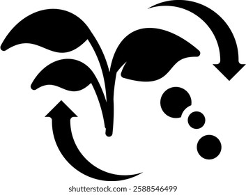 Co2 Icon Glyph Vector Illustration