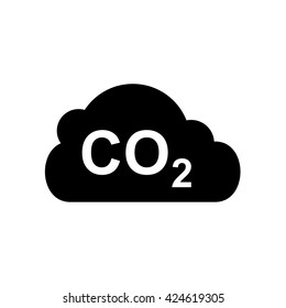 CO2 icon . Vector illustration