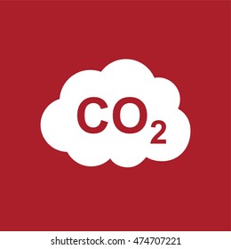 CO2 icon . Vector illustration
