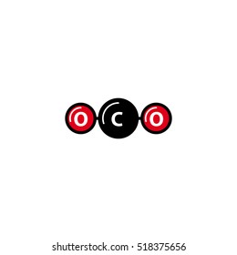 co2 icon - vector illustration.