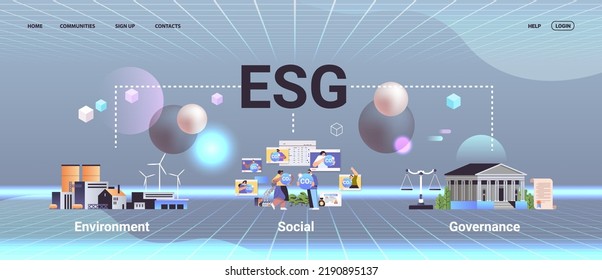 CO2 limit emissions carbon credit offset sustainable environment social governance infographic ESG development