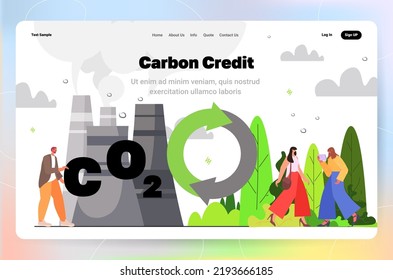 CO2 limit emissions idea net zero emission carbon credit offset eco factory environmental conservation