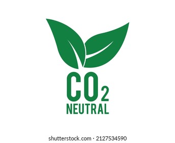 ilustración vectorial de icono neutral de co2