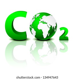 CO2 pollution in 3D