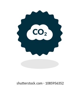 CO2 vector icon