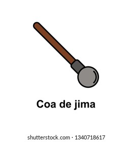 Coa de jima icon. Element of Cinco de Mayo color icon. Premium quality graphic design icon. Signs and symbols collection icon for websites, web design, mobile app