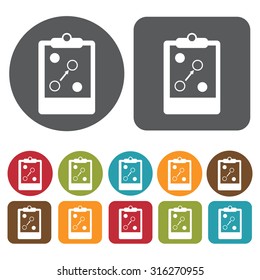 coach board icons set. Vector Illustration eps10. 