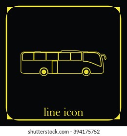 Coach bus icon.