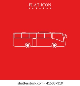Coach bus icon.