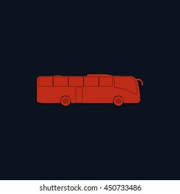 Coach bus icon.